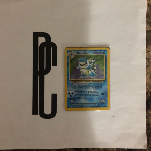 Pokemon Other - Pokémon Blastoise 1999 Holographic Trading Card